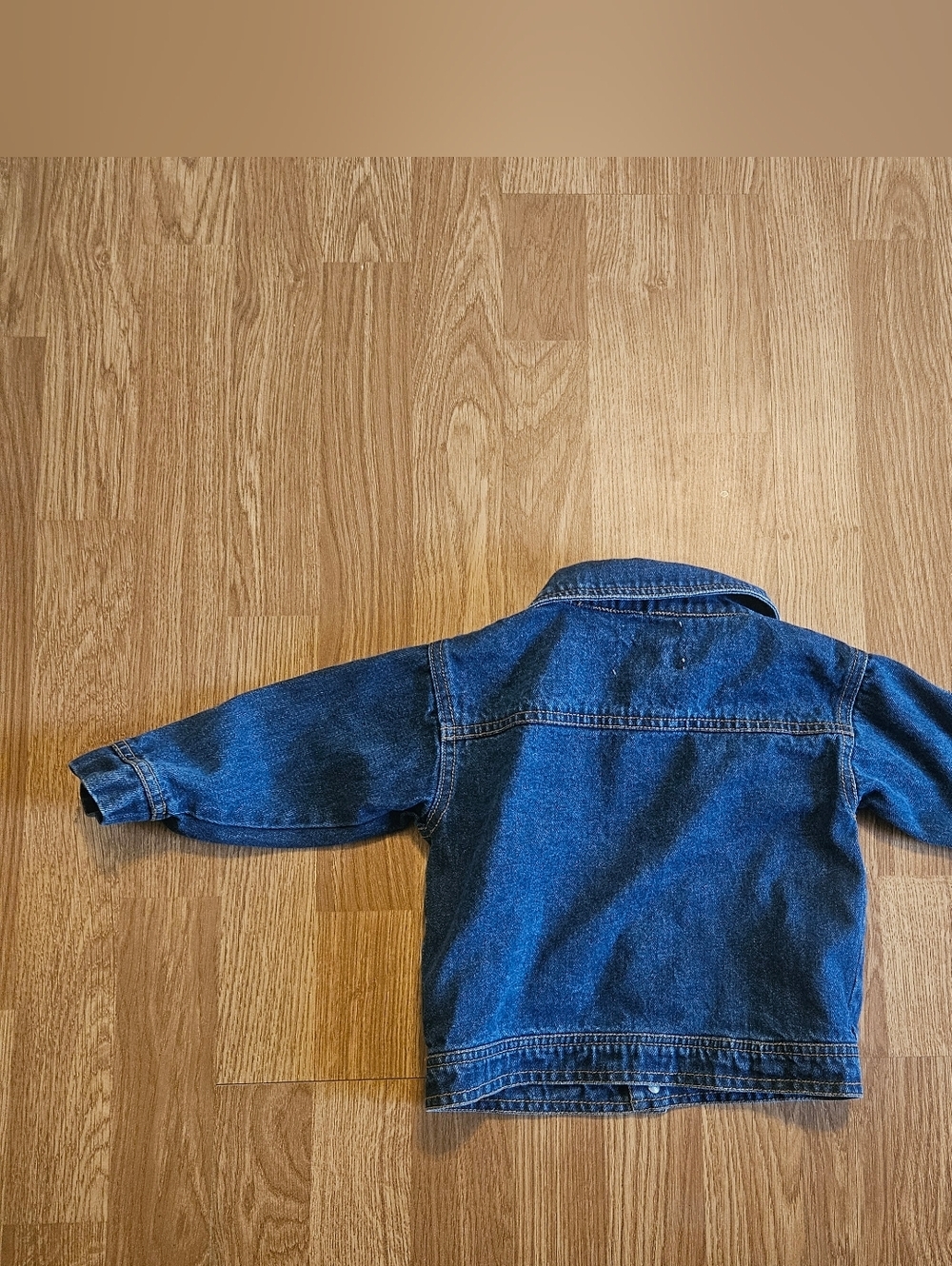 Y2K Kid's Dark Blue Denim Jacket with Fun Patches - Picture 4 of 4